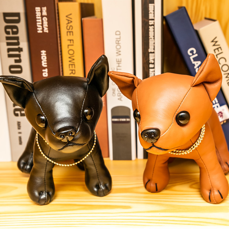 Leather-Plush Chihuahua Zodiac Dog